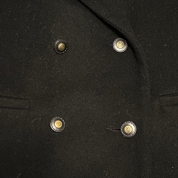 Vtg Women's Double Breasted Wool Pea Coat Old Money Heritage Preppy Academia - Picture 2 of 8